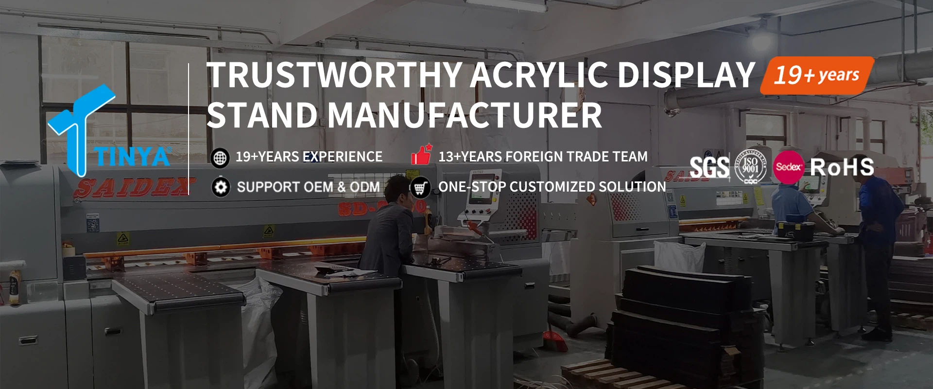 Acrylic display stand factory