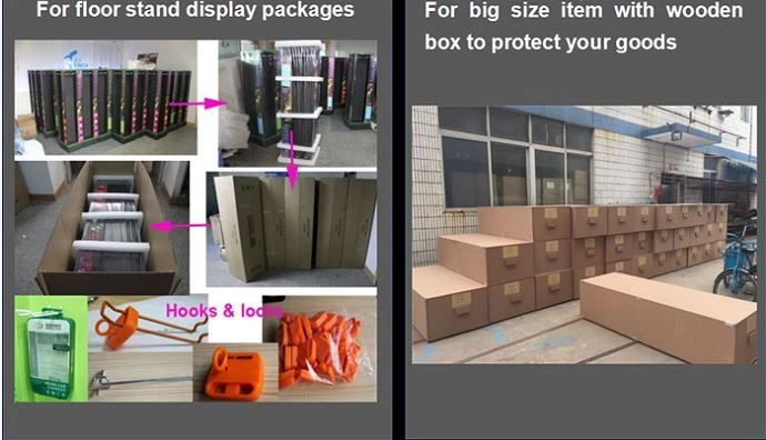 Floor standing acrylic display rack packing Floor standing acrylic display rack packing