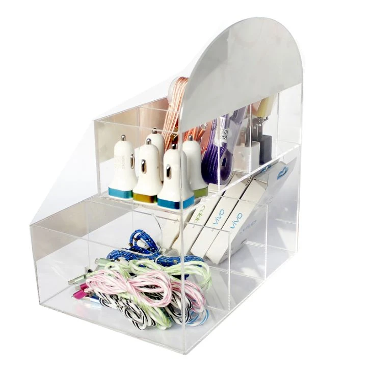 Countertop Clear Acrylic Charger Display Countertop Clear Acrylic Charger Display