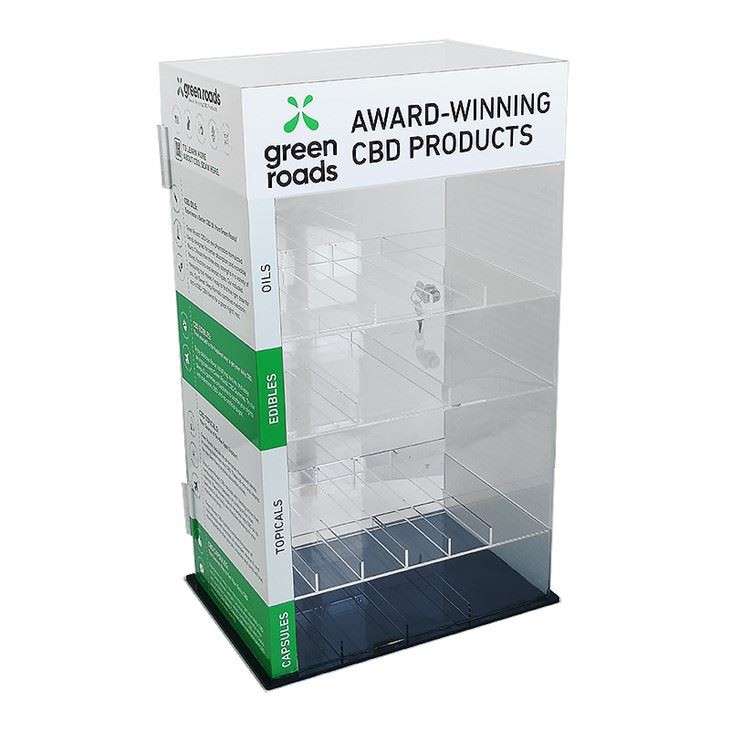 Acrylic Vape Pen Display Stand With Door