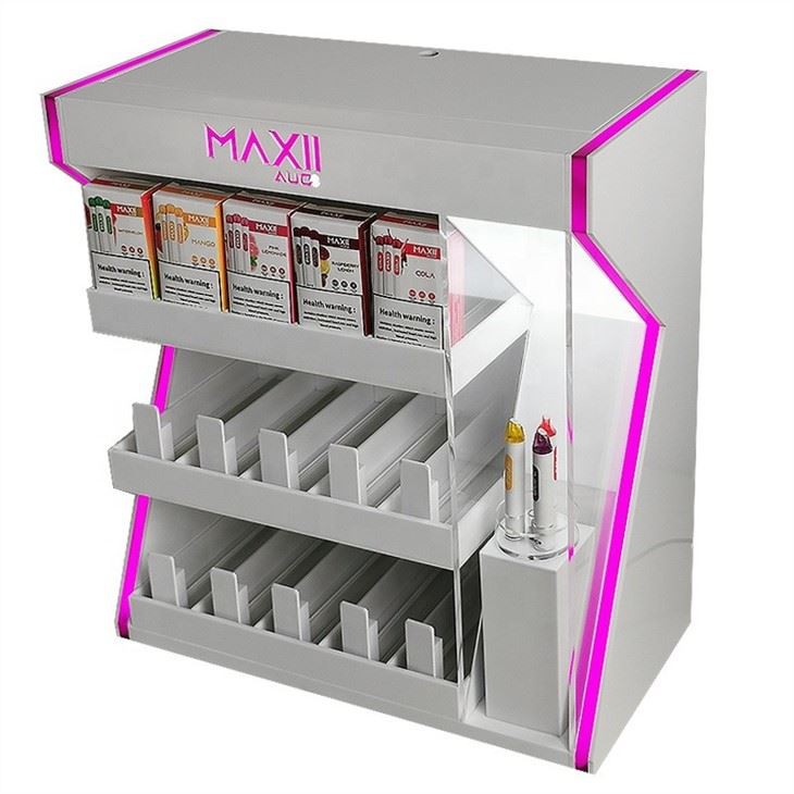 Vape Retail Store Acrylic Countertop Display Case