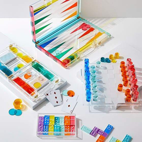 Acrylic Backgammon Acrylic Backgammon