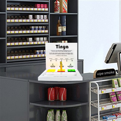 Acrylic LED Shelf Display Stand